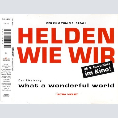 CD, Maxi Ultra Violet - What A Wonderful World