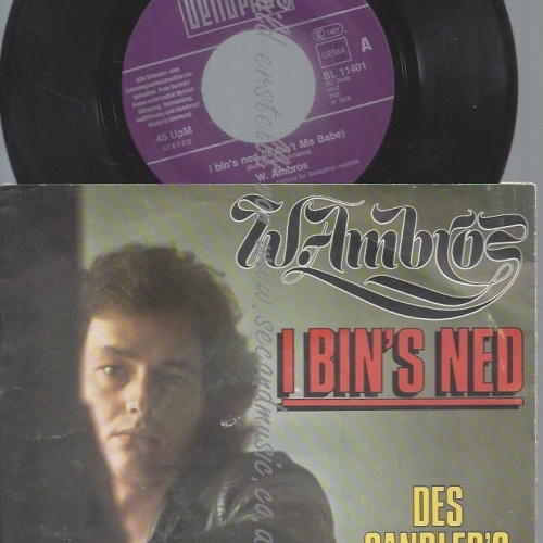 7" WOLFGANG AMBROS I BIN'S NED