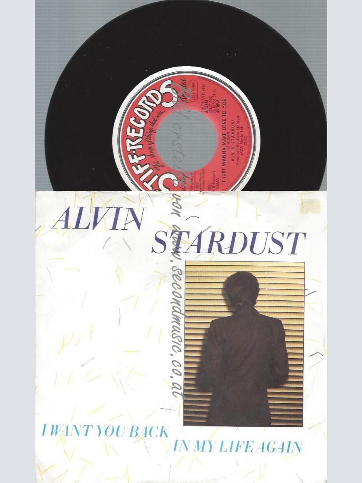 7"   Alvin Stardust – I Want You Back In My Life Again