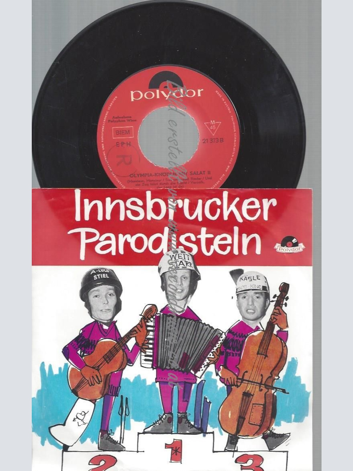 7"  INNSBRUCKER PARODISTELN OLYMPIAKNÖDLN MIT SALAT