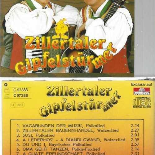 CD--Vagabunden der Musik -- Zillertaler Gipfelstürmer