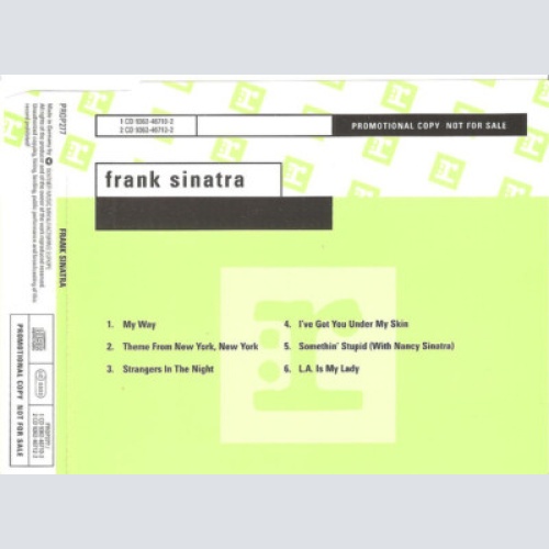 CD, Promo Frank Sinatra - My Way