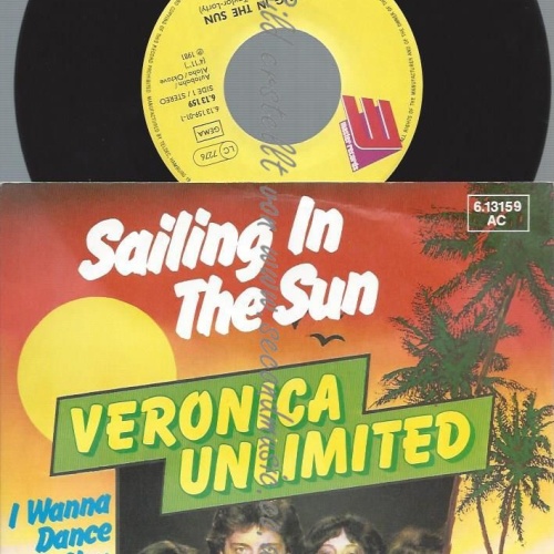 7"  Veronica Unlimited – Sailing In The Sun  // TELDEC PROMO