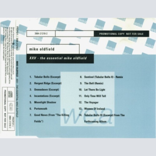 CD, Comp, Promo Mike Oldfield - XXV - The Essential Mike Oldfield