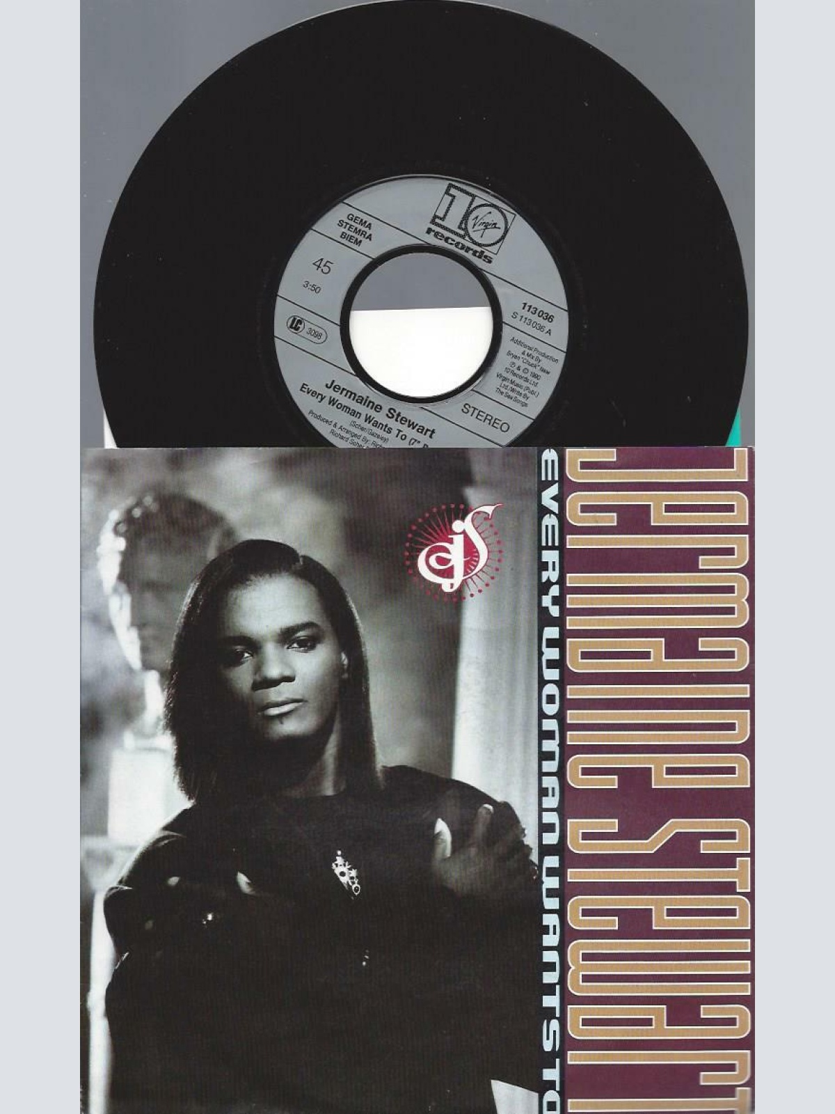 7"   Jermaine Stewart  Every Woman Wants To / + INFO