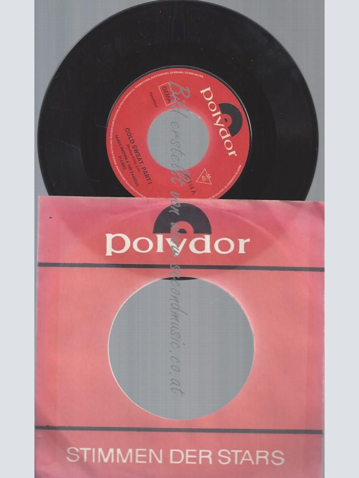 7"  James Brown & The Famous Flames  Cold Sweat