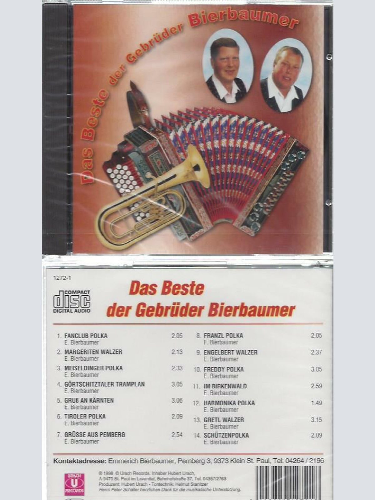 CD--Das beste der Gebrüder Bierbaumer