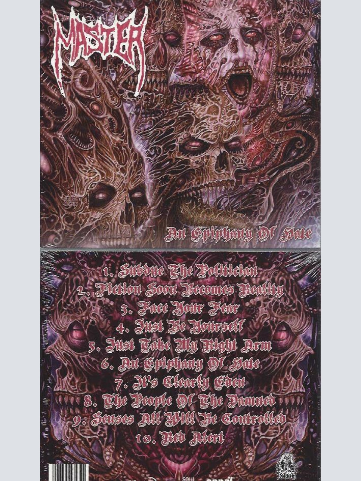 CD--  Master   An Epiphany Of Hate / Limited Digipack