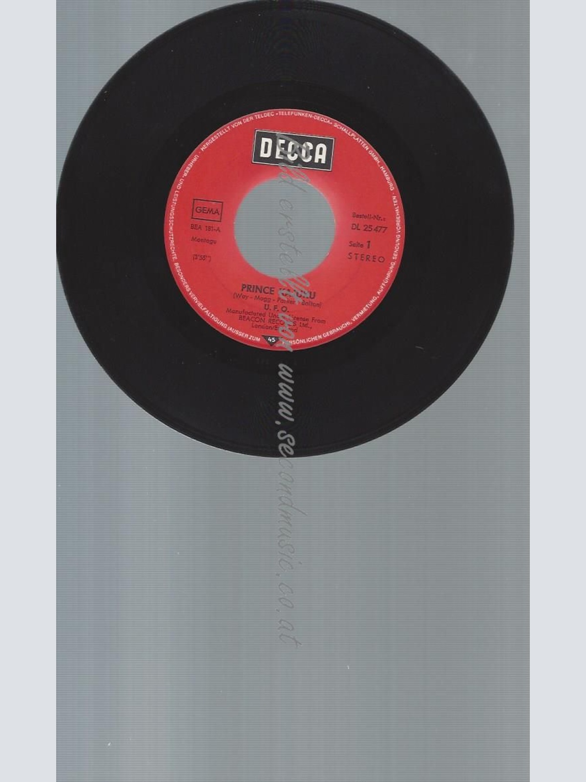 7"  UFO   Prince Kajuku