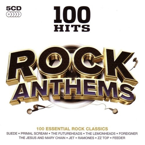 5xCD, Comp Various - 100 Hits Rock Anthems
