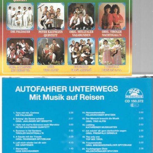 CD--Autofahrer unterwegs--  Mit Musik auf reisen