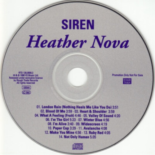 CD, Album, Promo Heather Nova - Siren