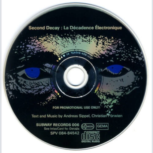 CD, Album, Promo Second Decay - La Décadence Électronique