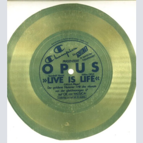 Flexi, 7", S/Sided, Promo, Smplr Opus - Live Is Life