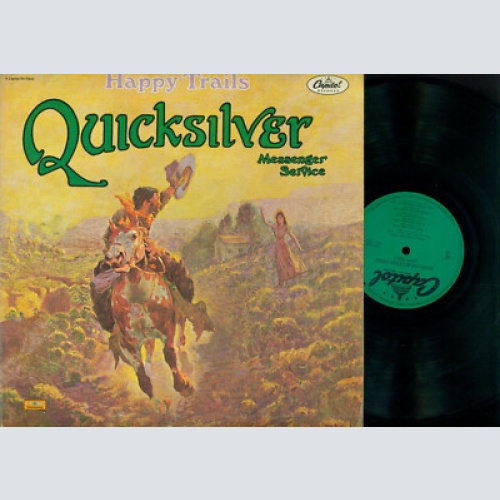 LP--  Quicksilver Messenger Service  Happy Trails  // SN16090 Re-Issue