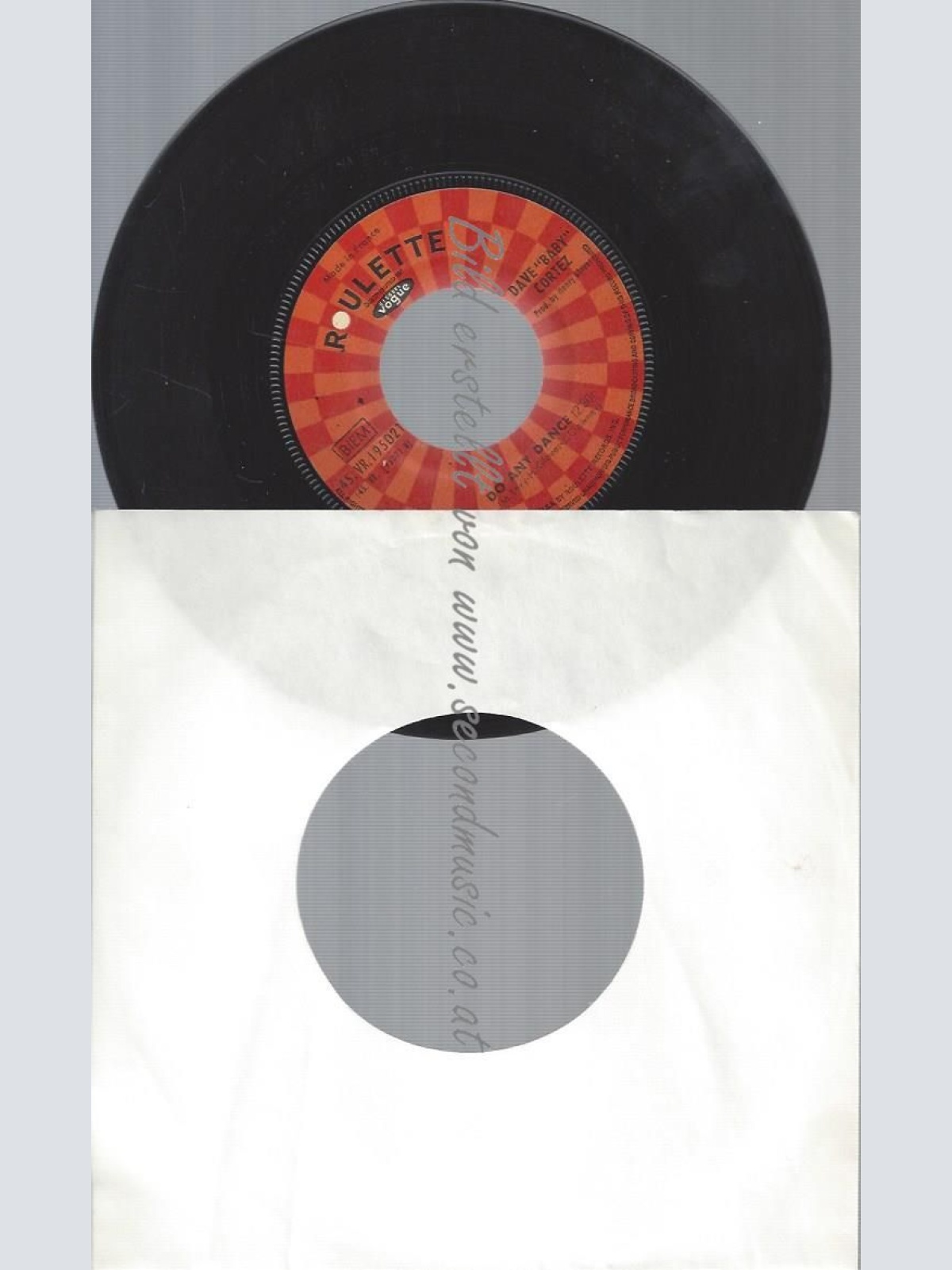 7"   Dave "Baby" Cortez  Sticks And Stones