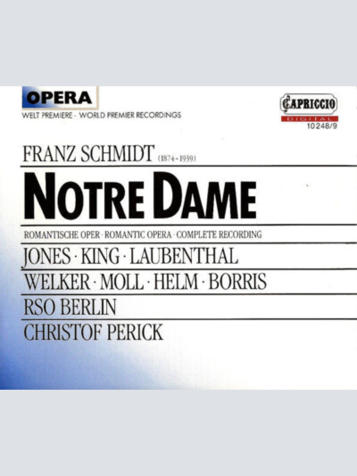 2xCD, Album, Car Franz Schmidt - Jones*, King*, Laubenthal*, Welker*, Moll*, ...