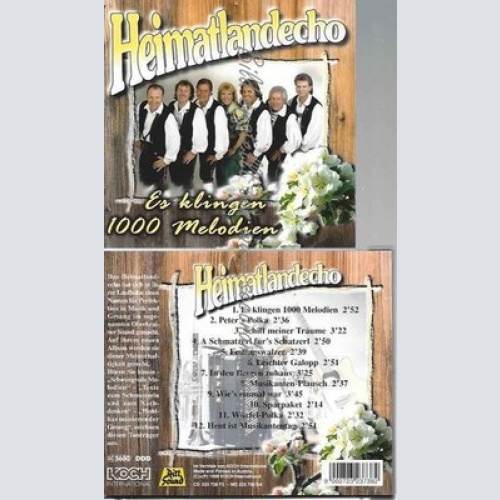CD--HEIMATLANDECHO | --ES KLINGEN 1000  MELODIEN