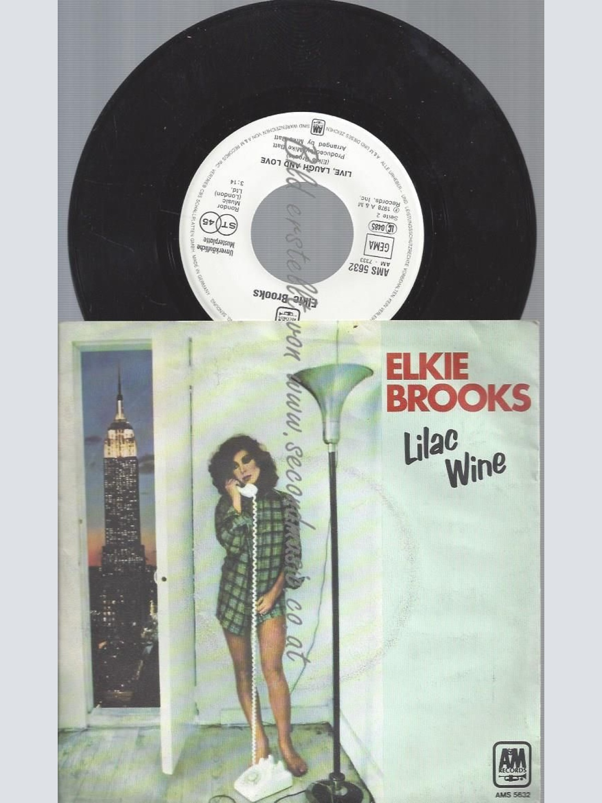 7"  Elkie Brooks  Lilac Wine //PROMO