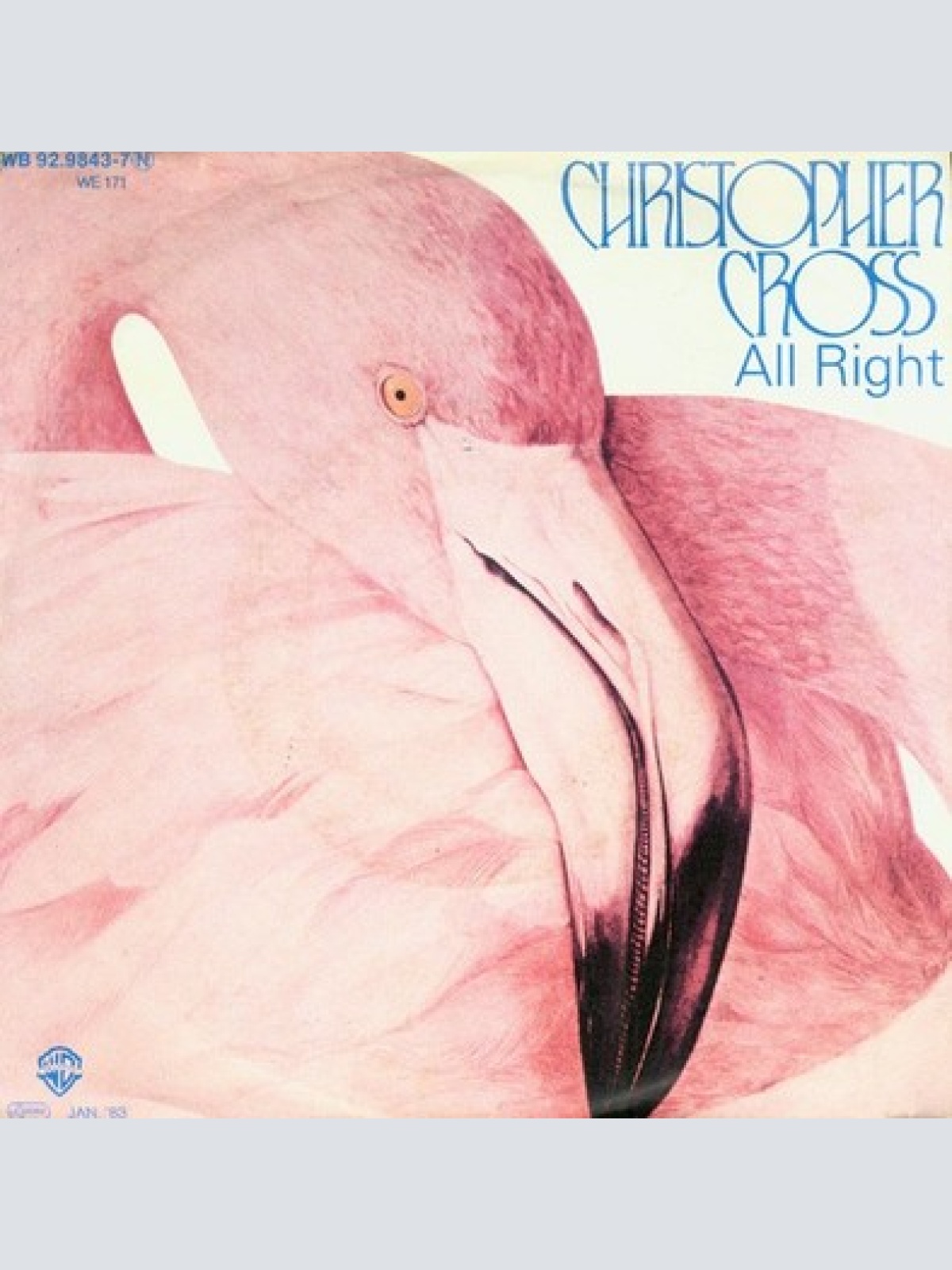 7", Single Christopher Cross - All Right