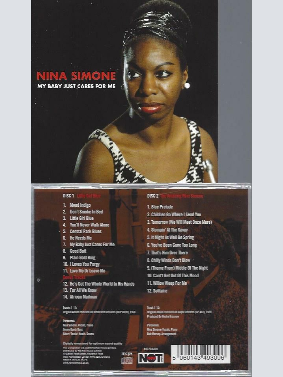 CD--NINA SIMONE MY BABY JUST CARES FOR ME //2 CDS