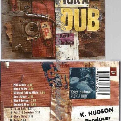 CD--Keith Hudson | --Pick a Dub