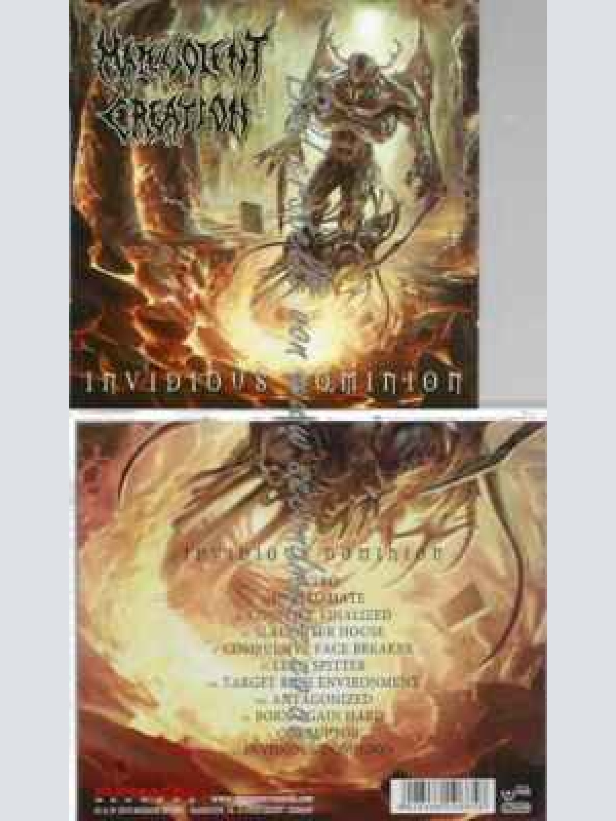 CD--Malevolent Creation | --Invidious Dominion
