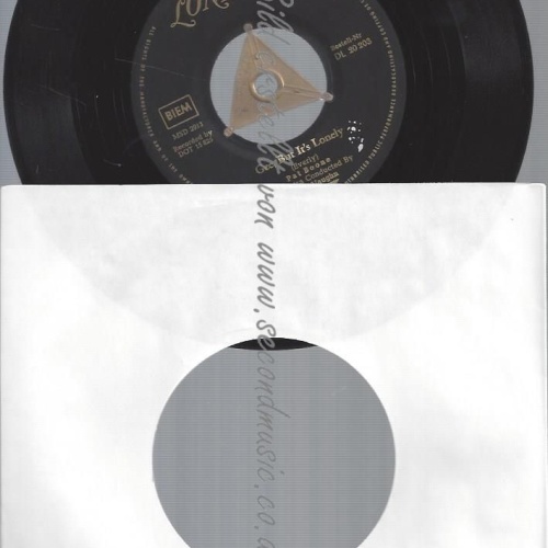 7"   Pat Boone  Gee, But It's Lonely