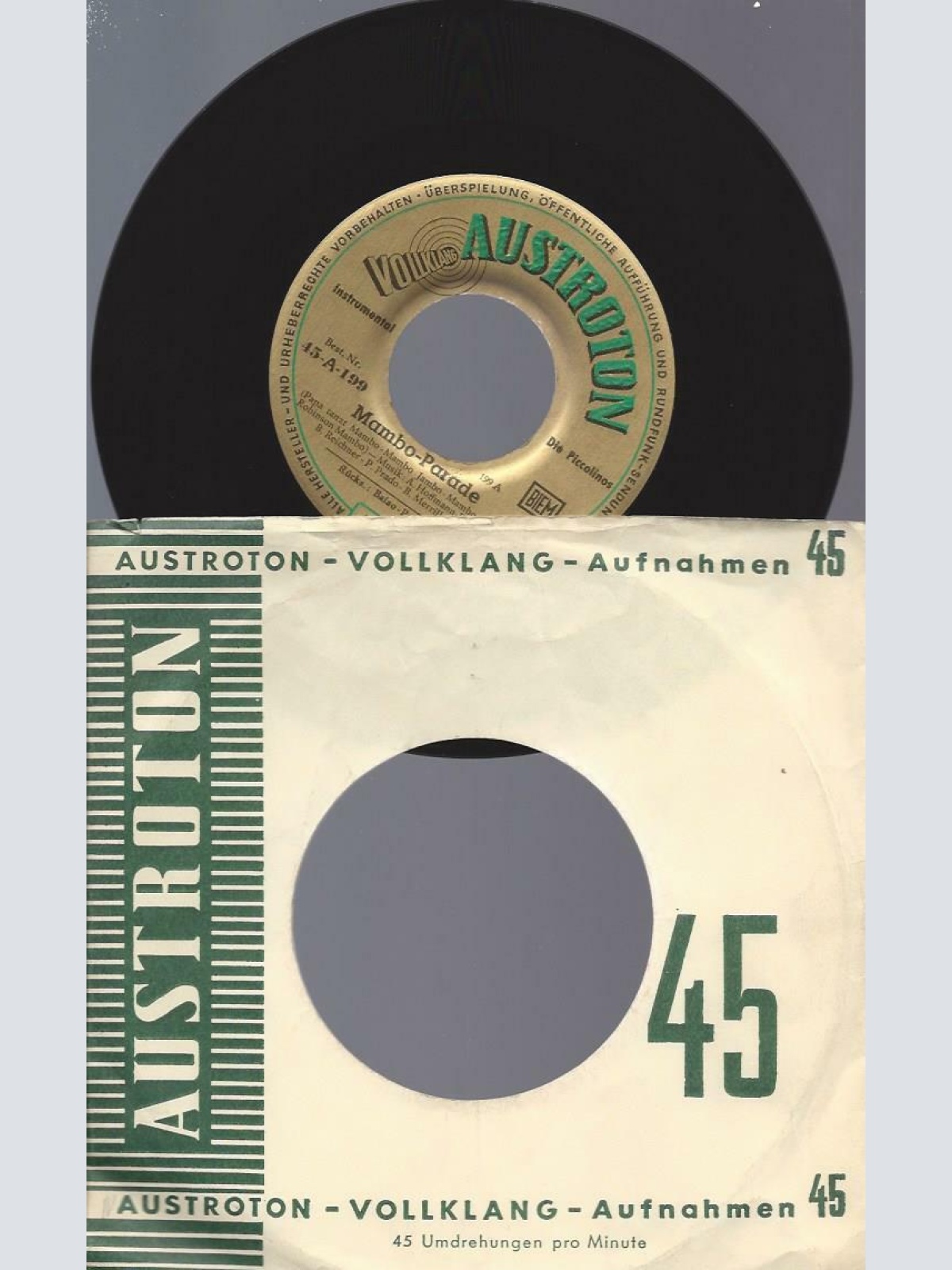 7" Die Piccolinos -- Mambo Parade