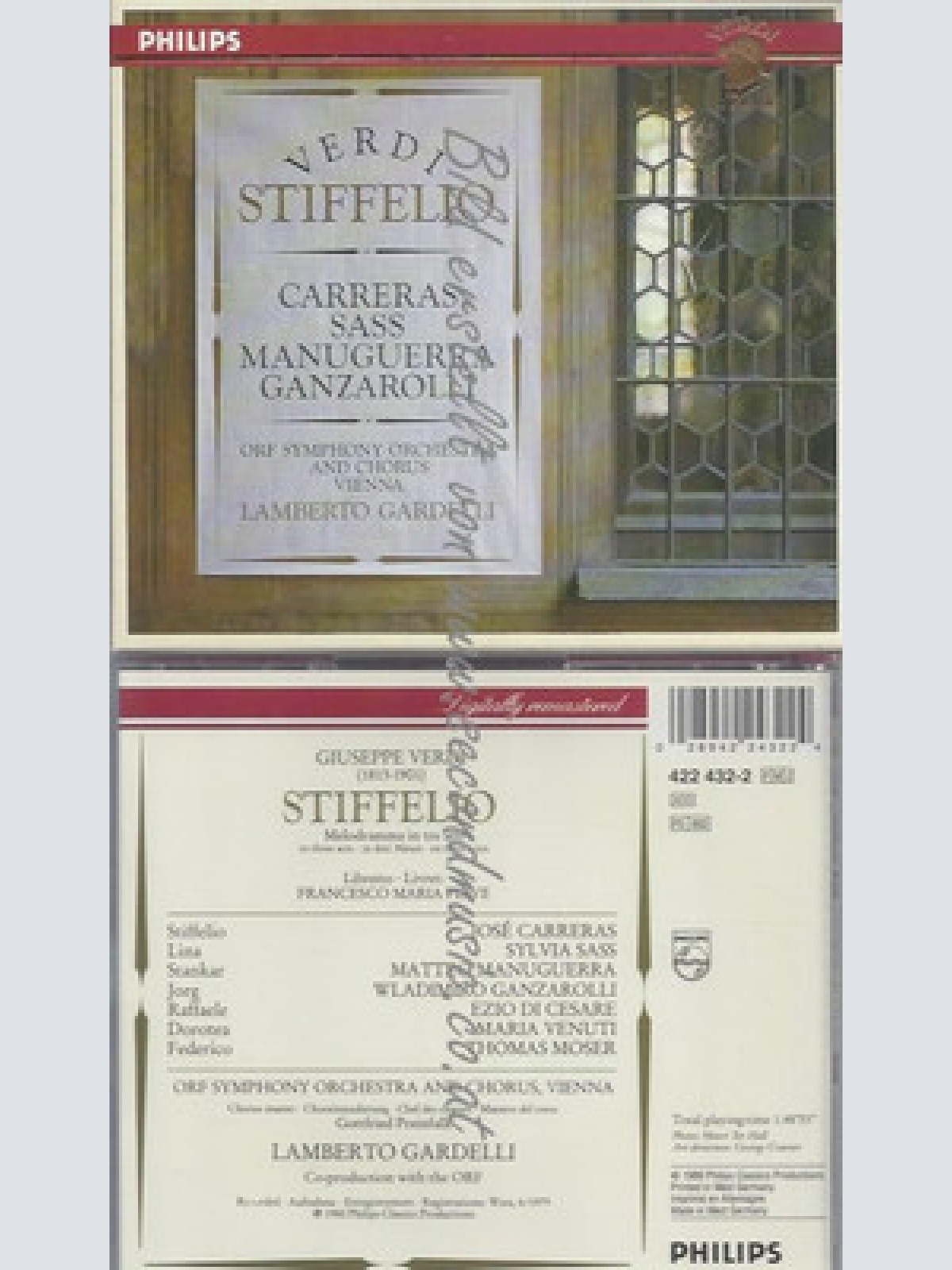 CD-Stiffelio (Gesamtaufnahme) -Carreras und Sass