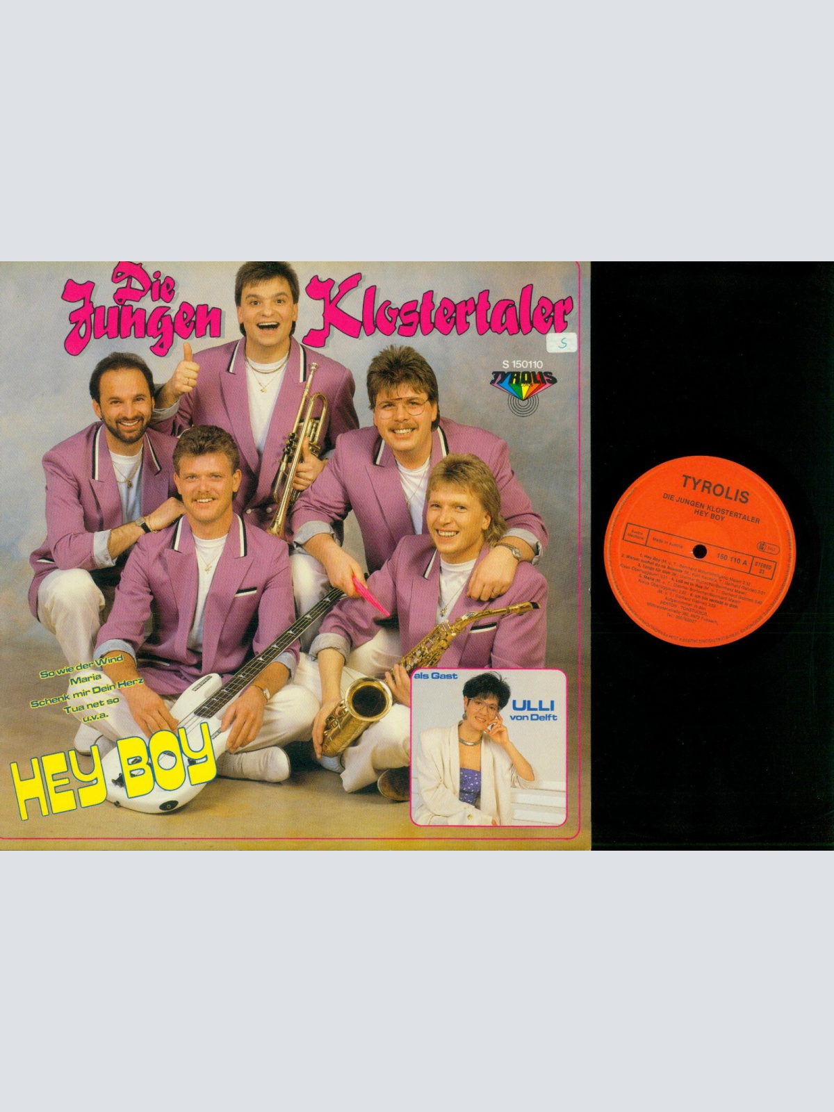LP--Die Jungen Klostertaler – Hey Boy  // NM