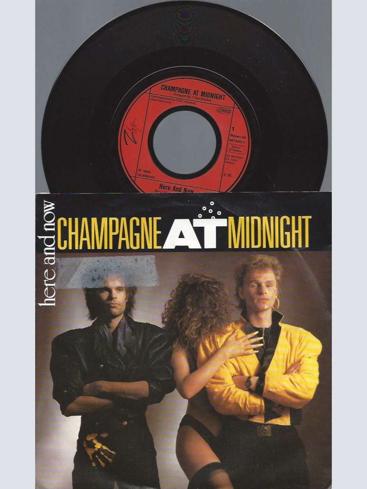 7"    Champagne At Midnight – Here And Now