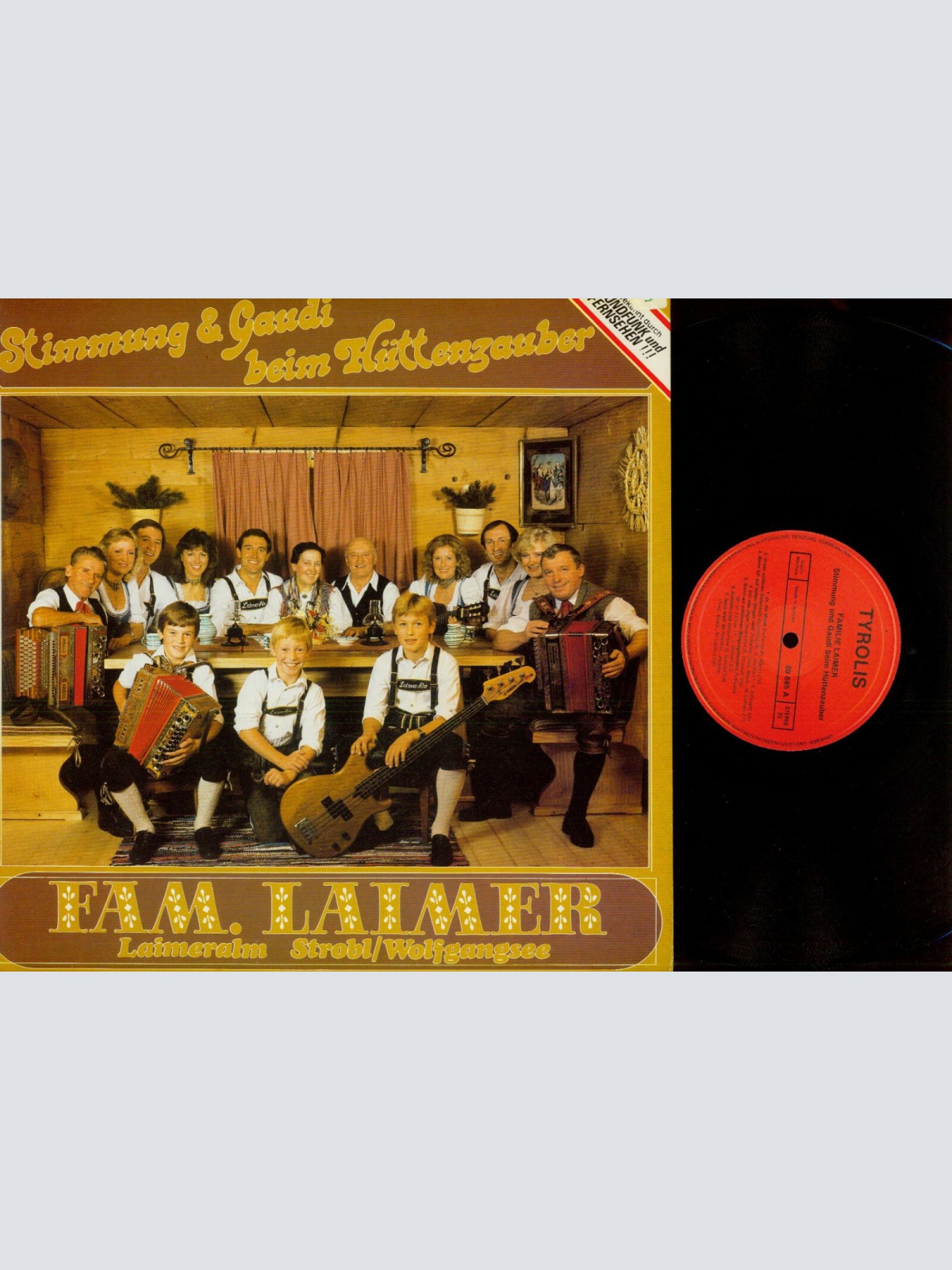 LP--Fam. Laimer – Stimmung & Gaudi Beim Hüttenzauber  // NM