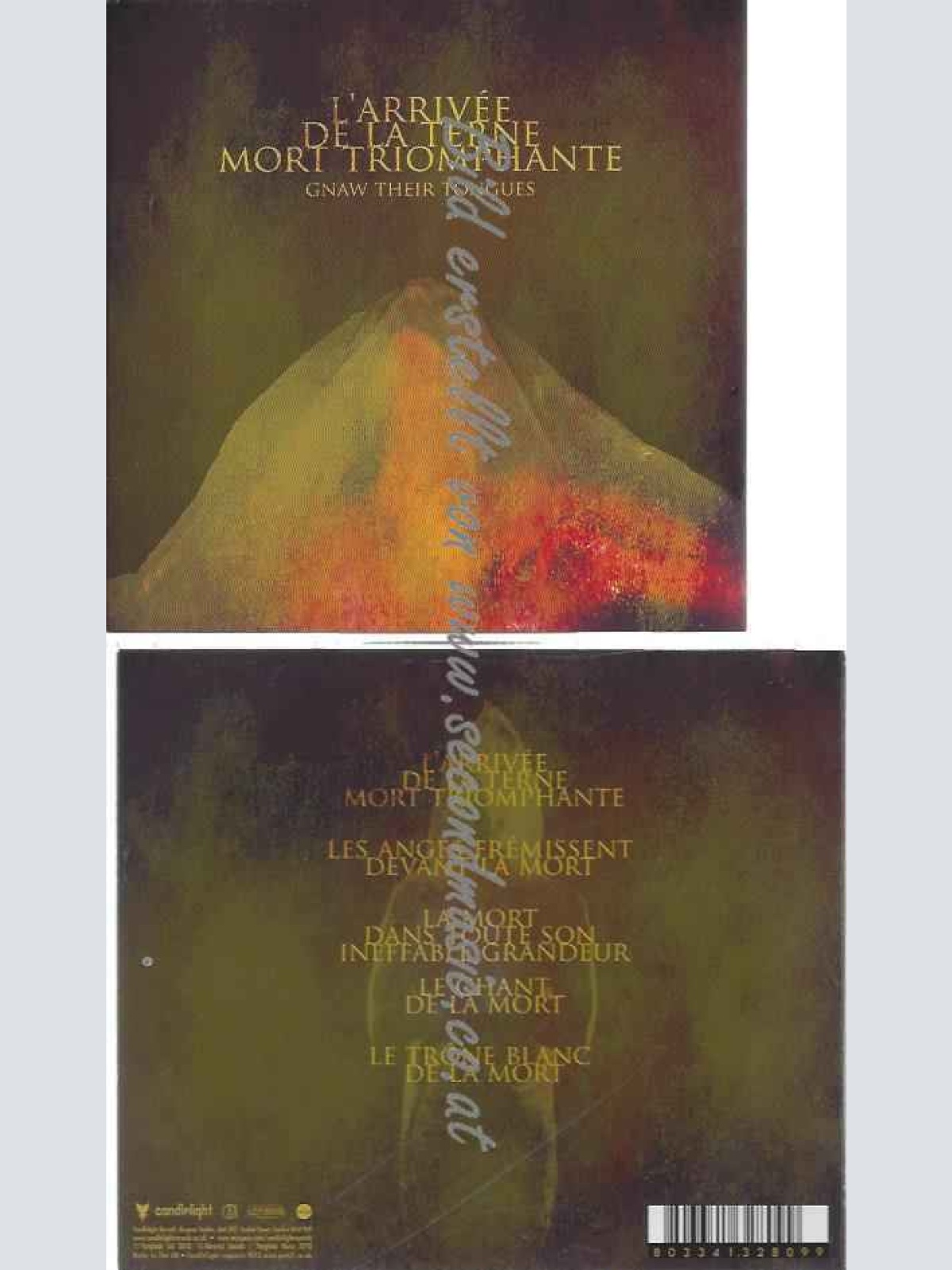 CD--Gnaw Their Tongues | --L'arrivee De La Terne Mort Tri