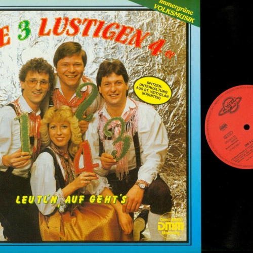 LP--Die 3 Lustigen 4 – Leutl'n, Auf Geht's  // NM
