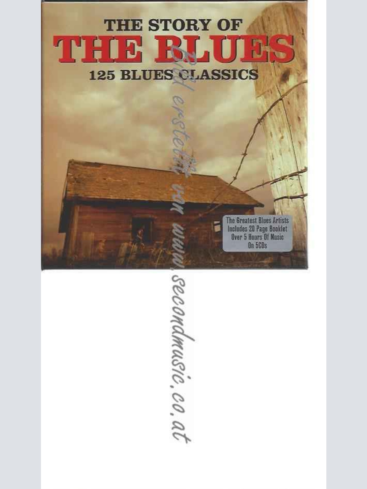 CD--Various | --The Story of the Blues  125 Blues Classics 5 CDs