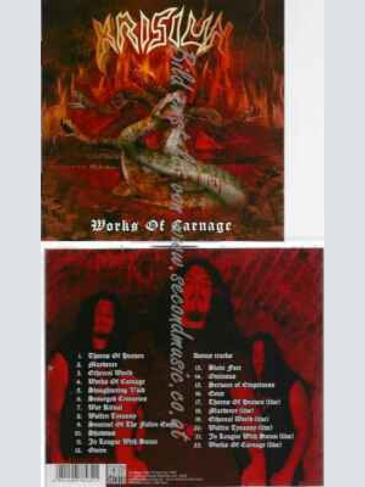 CD--Krisiun | --Works of Carnage