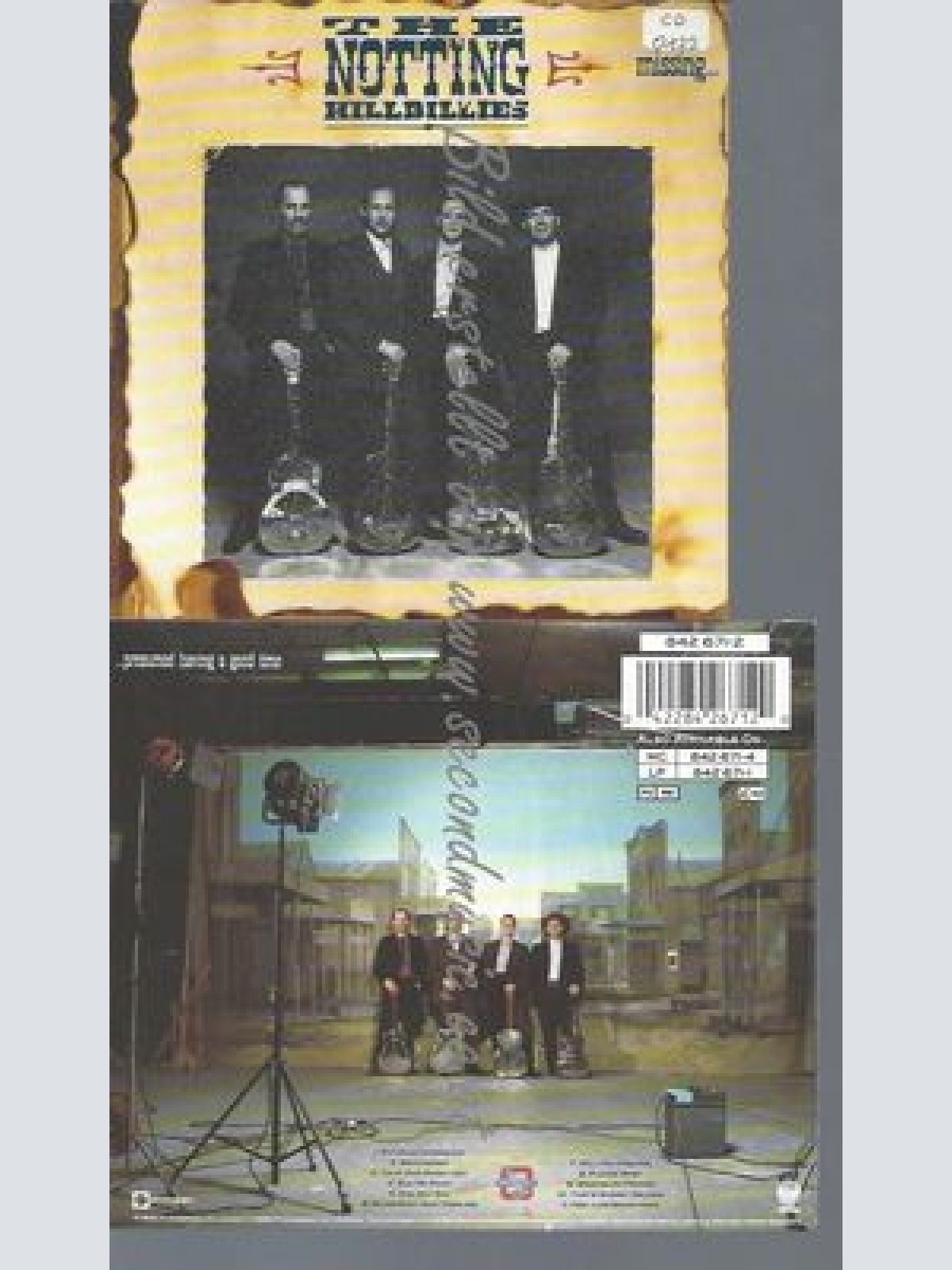 CD--THE NOTTING HILLBILLIES--MISSING...PRESUMED HAVING A