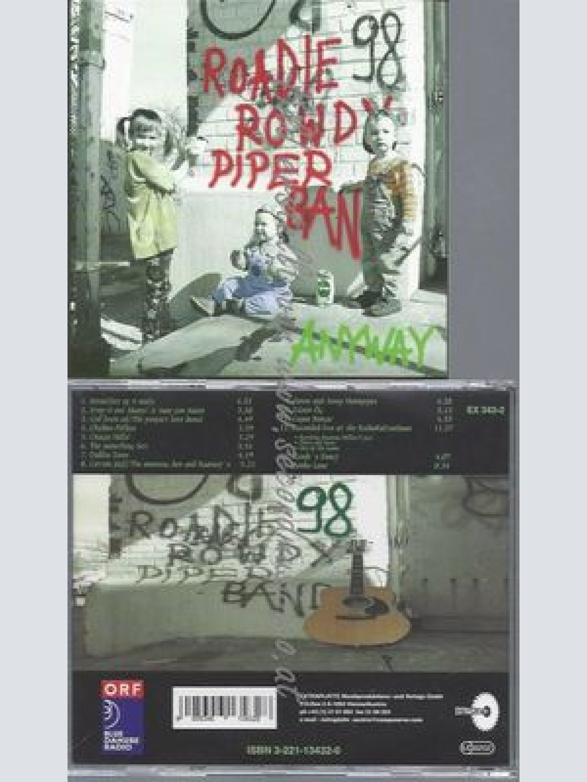 CD--ROADIE ROWDY PIPER BAND--ANYWAY