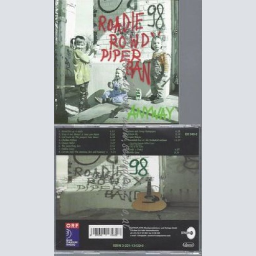 CD--ROADIE ROWDY PIPER BAND--ANYWAY