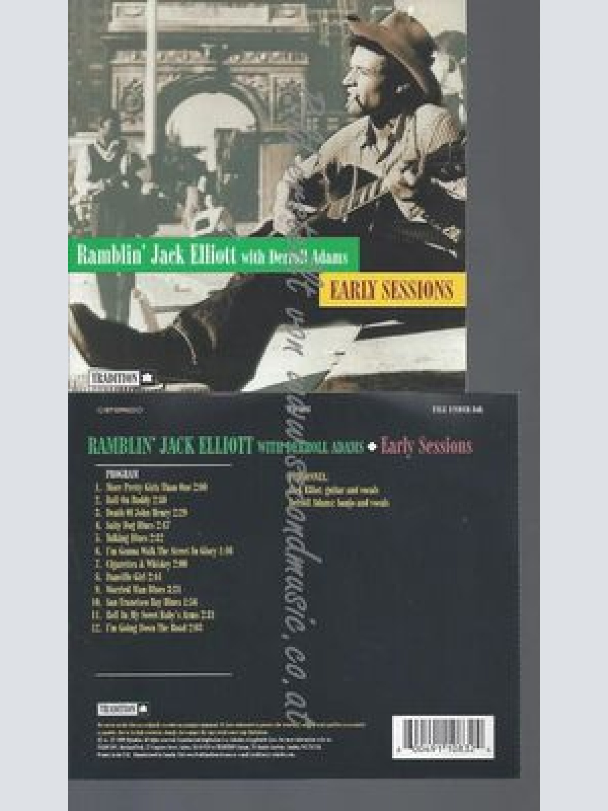 CD--RAMBLIN'JACK ELLIOT UND ADAMS--EARLY SESSIONS