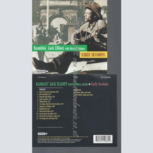 CD--RAMBLIN'JACK ELLIOT UND ADAMS--EARLY SESSIONS