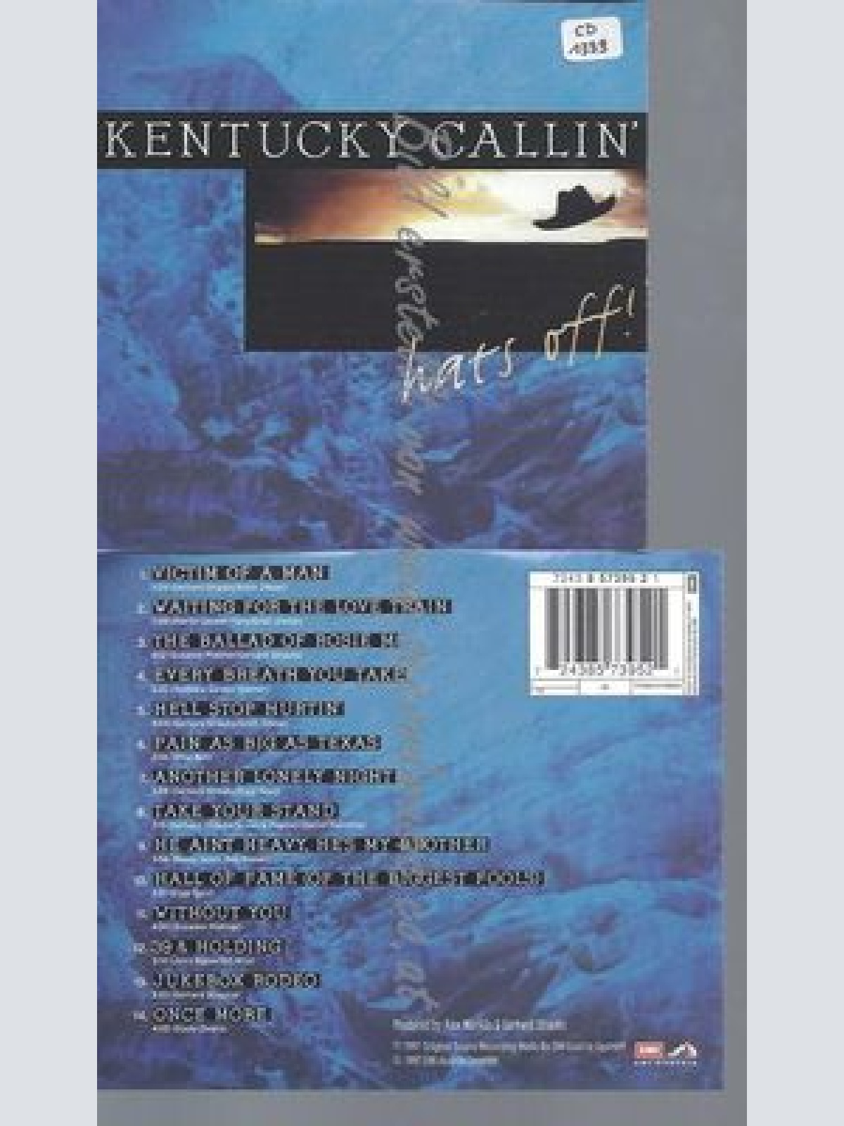 CD--KENTUCKY CALLIN'--HATS OFF!