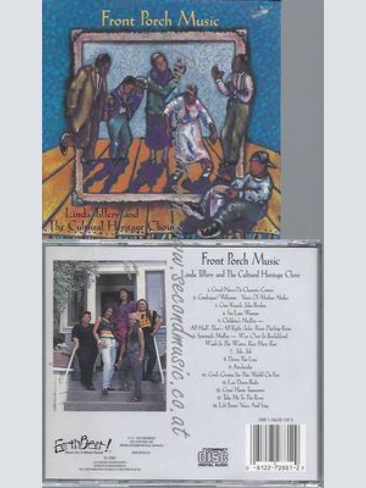 CD--LINDA TILLERY & THE CULTURAL HERITAGE CHOIR UND LINDA TILLERY--FRONT PORCH M