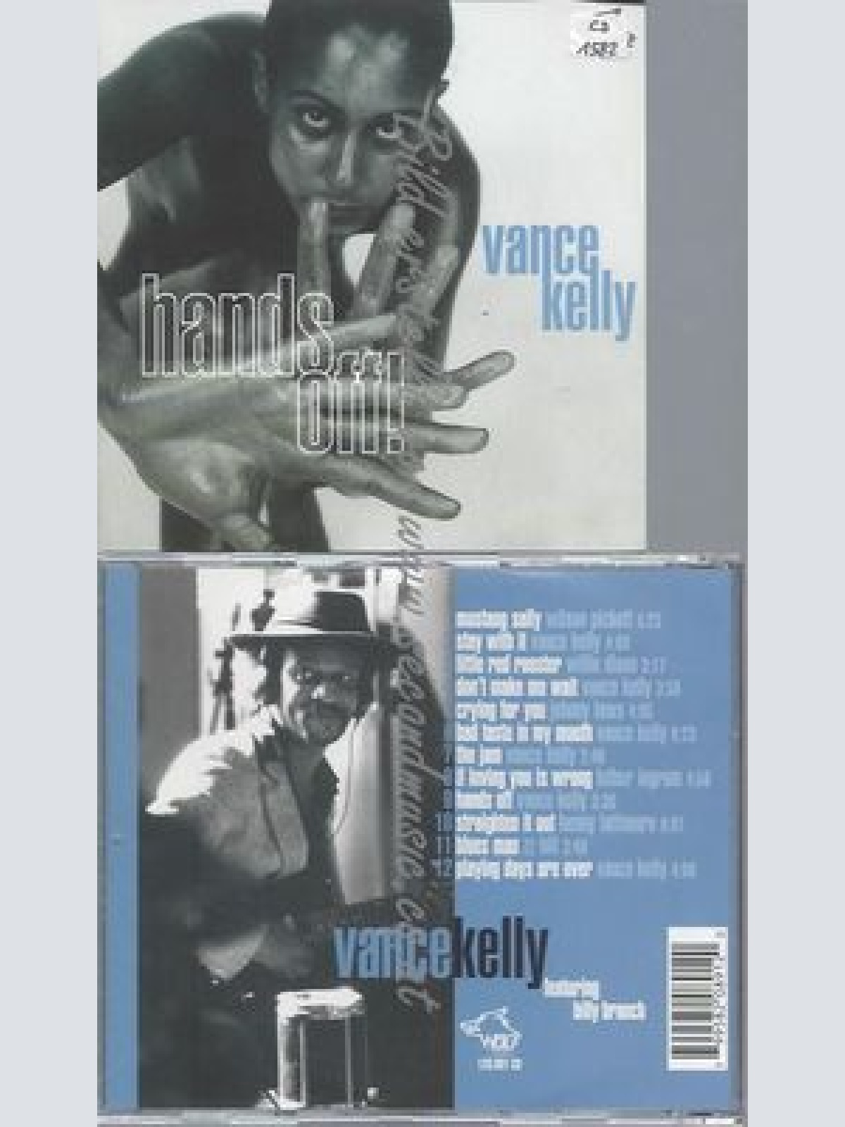 CD--VANCE KELLY--HANDS OFF!