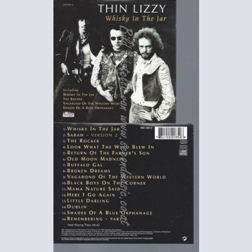 CD--THIN LIZZY--WHISKY IN THE JAR | IMPORT