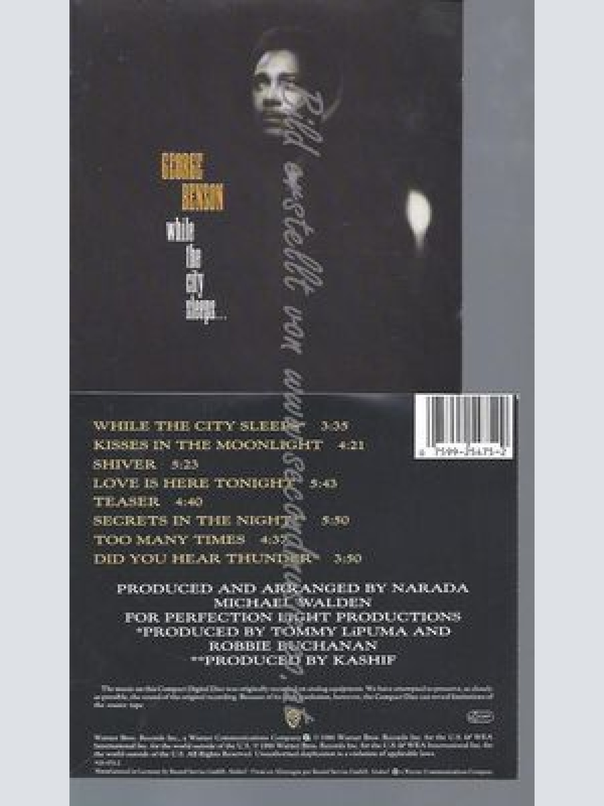 CD--GEORGE BENSON--WHILE THE CITY SLEEPS