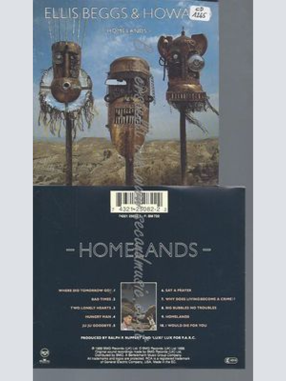 CD--ELLIS BEGGS & HOWARD--HOMELANDS