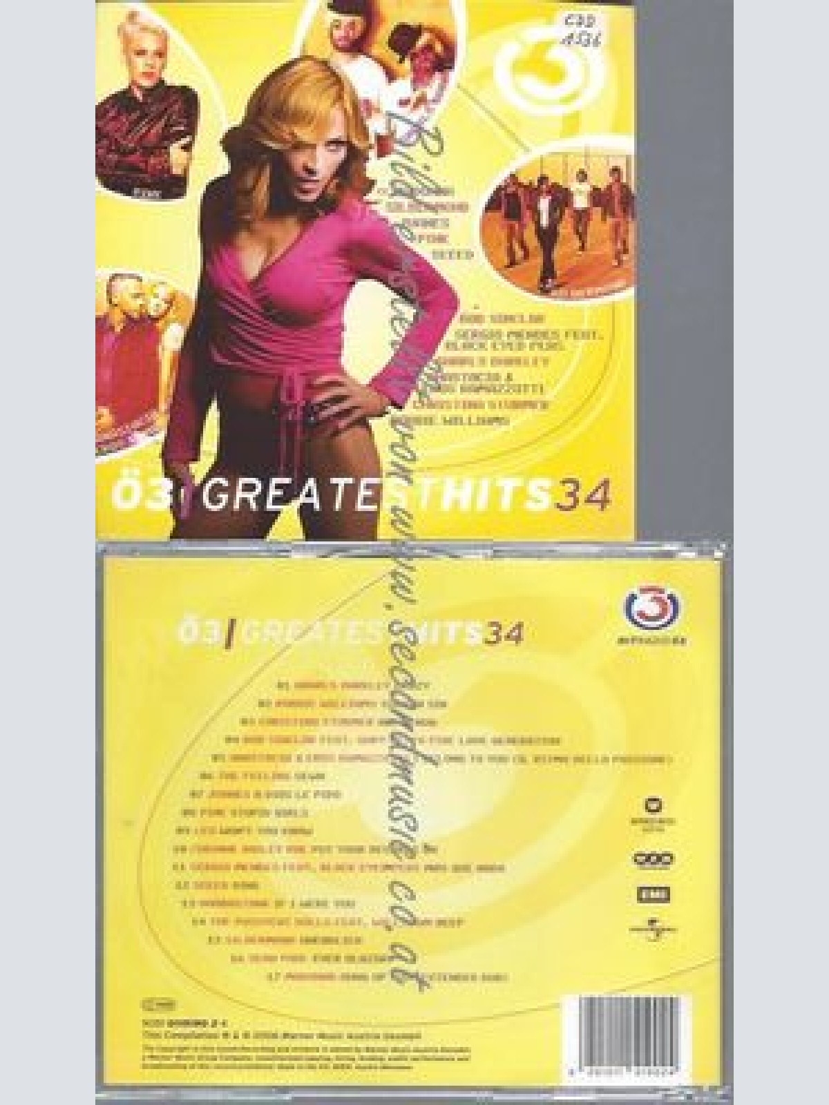 CD--DIVERSE--Ö3 GREATEST HITS, VOL.34