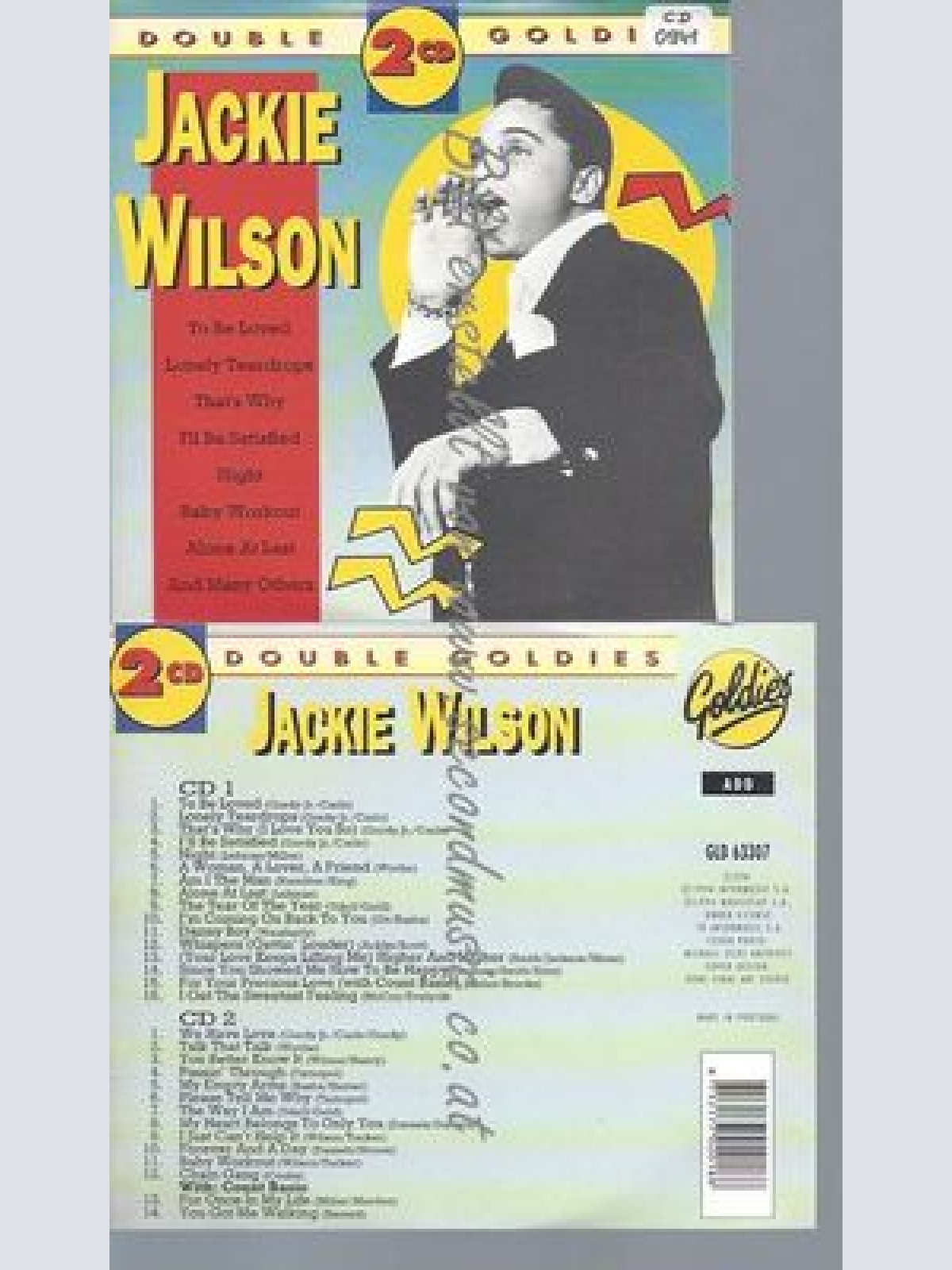 CD--JACKIE WILSON--DOUBLE GOLDIES | DOPPEL-CD